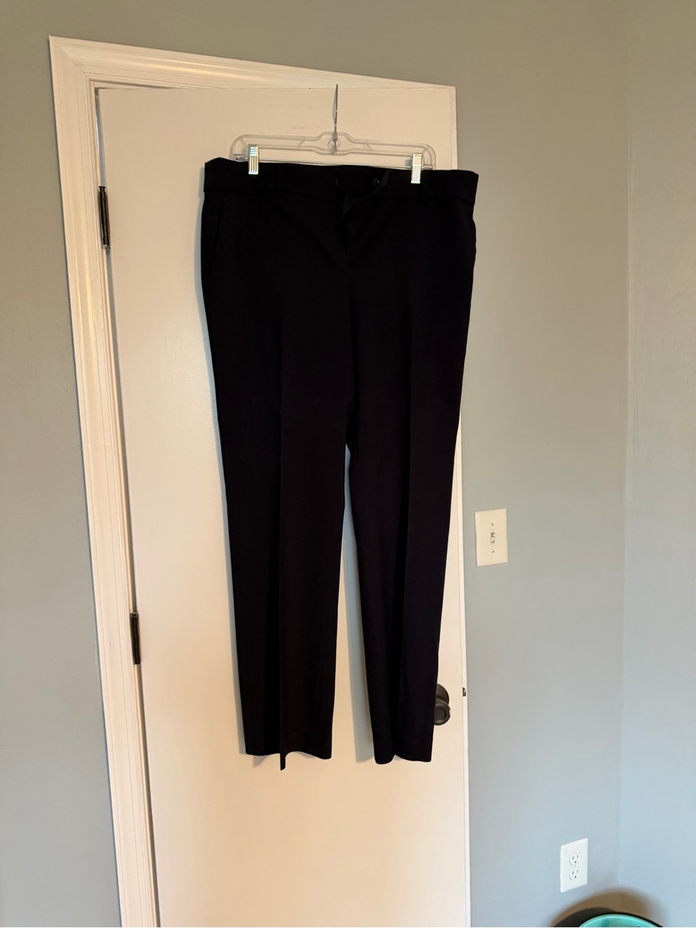 LOFT Men's Black Dress Pants - Straight Leg